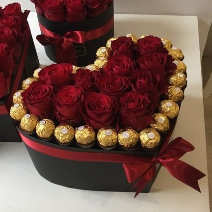 Heart Box AND chocolates